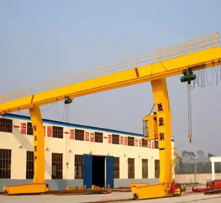 L typed Single Girder Hoist Gantry Crane with a hoist